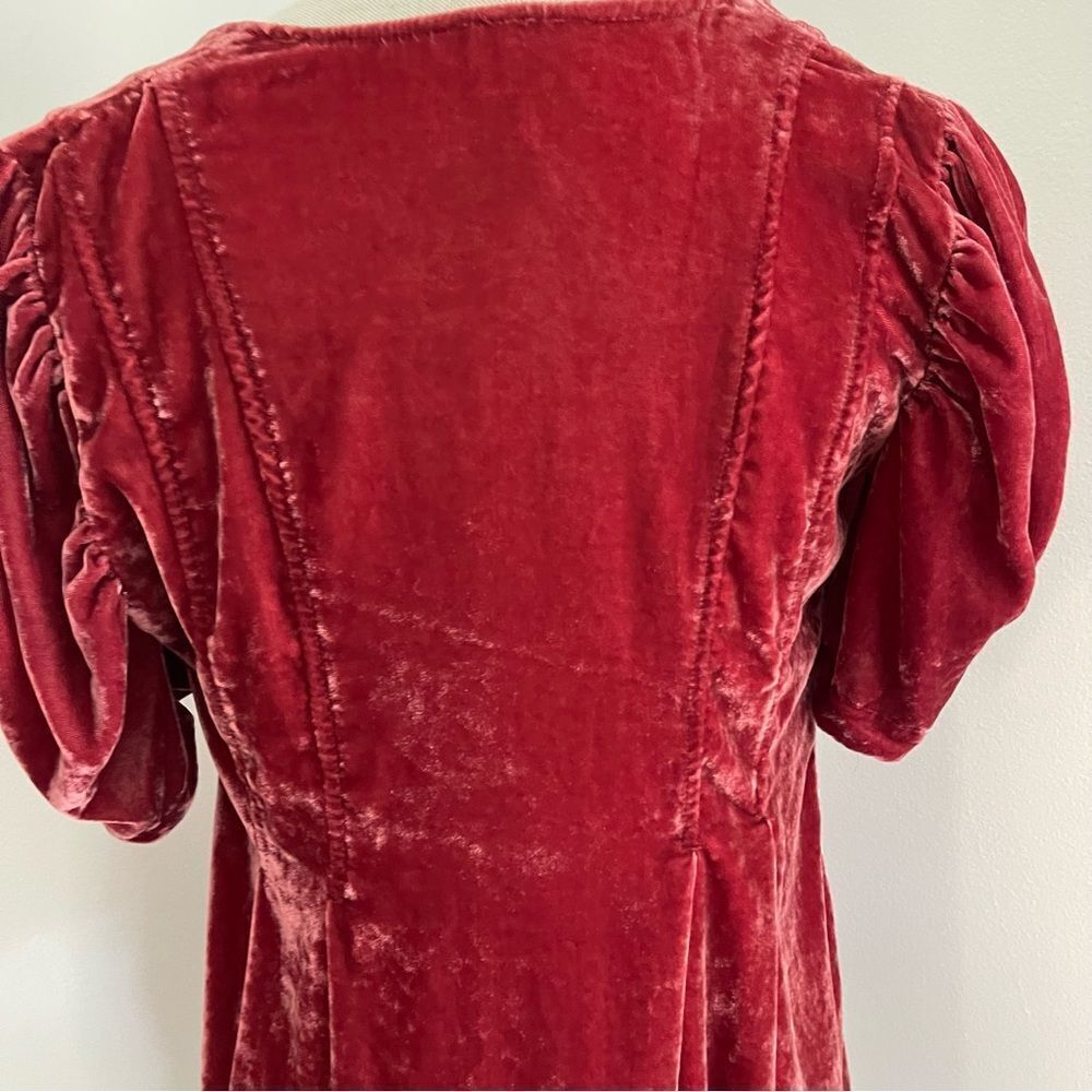 ✨ Free People Ivy Velvety Babydoll Tunic | Dark Berry | XS ✨ - Picture 8 of 13